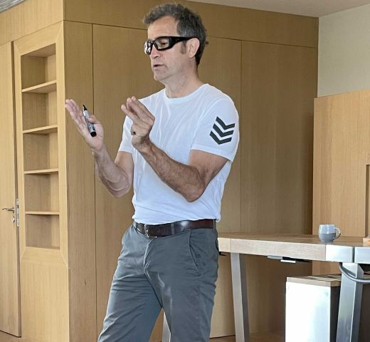 Le speaker Fabien Galthié au séminaire Quadrille Capital